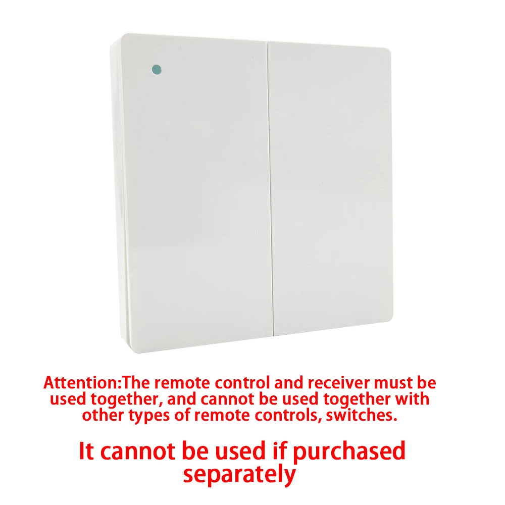 Self-Powered Kinetic Wall Switch, IP54, 95-260 V Receiver
