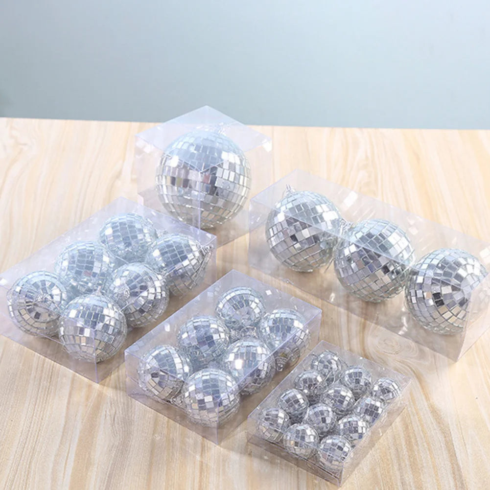 Reflective Mirror Balls for Parties and Festive Decor