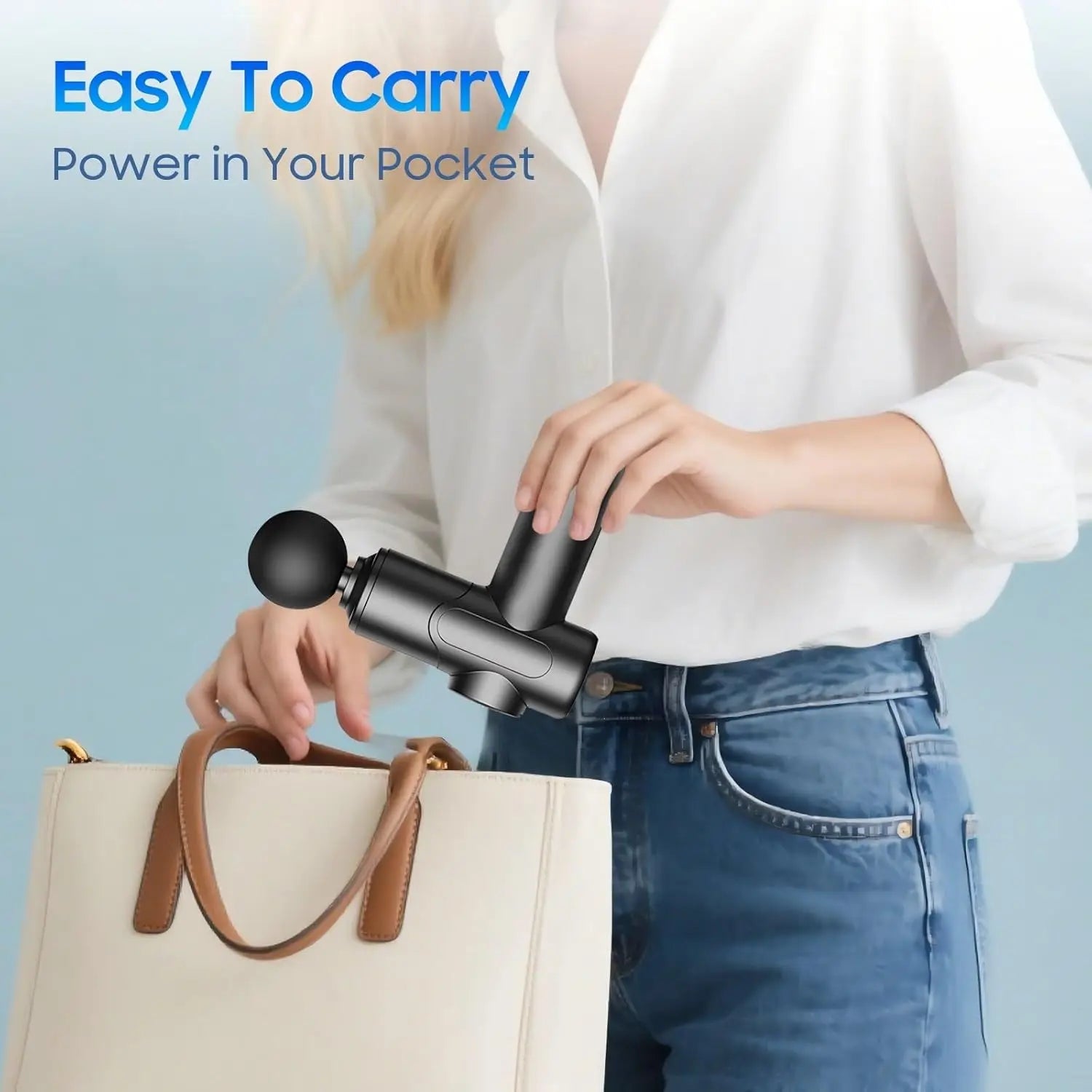 Deep Tissue Massage Gun for Muscle Relief Back Neck Body Massager
