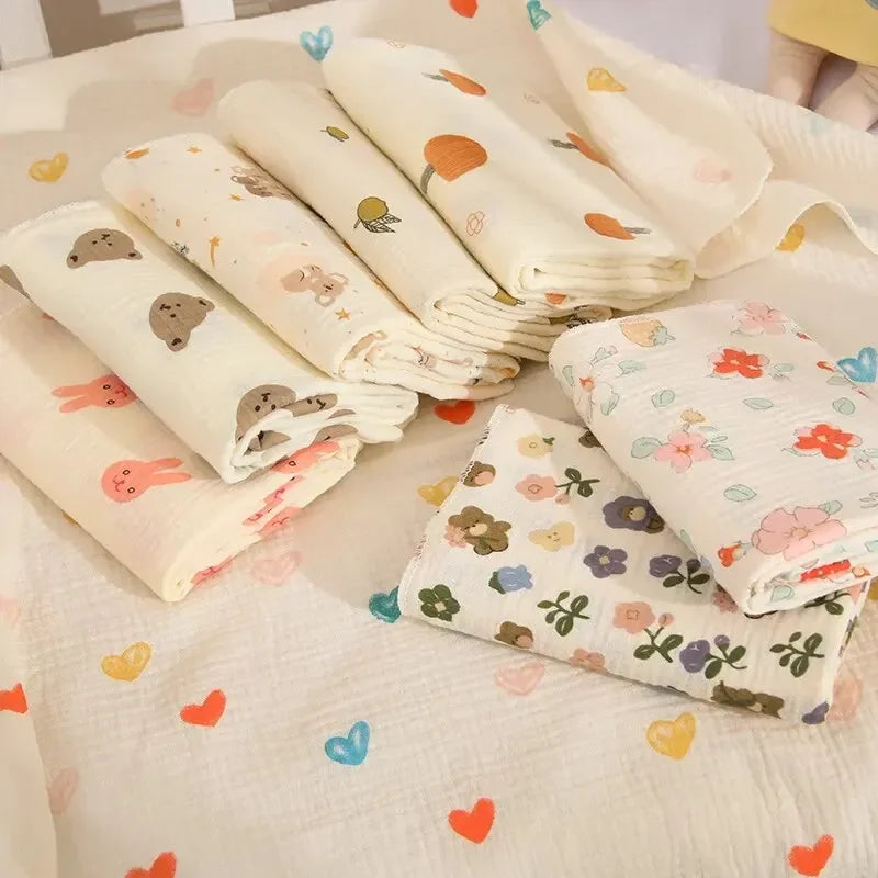 Baby Muslin Swaddle Blanket 80×80cm