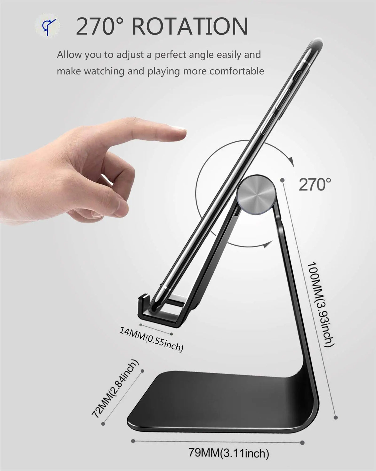 Adjustable Desktop Phone Stand