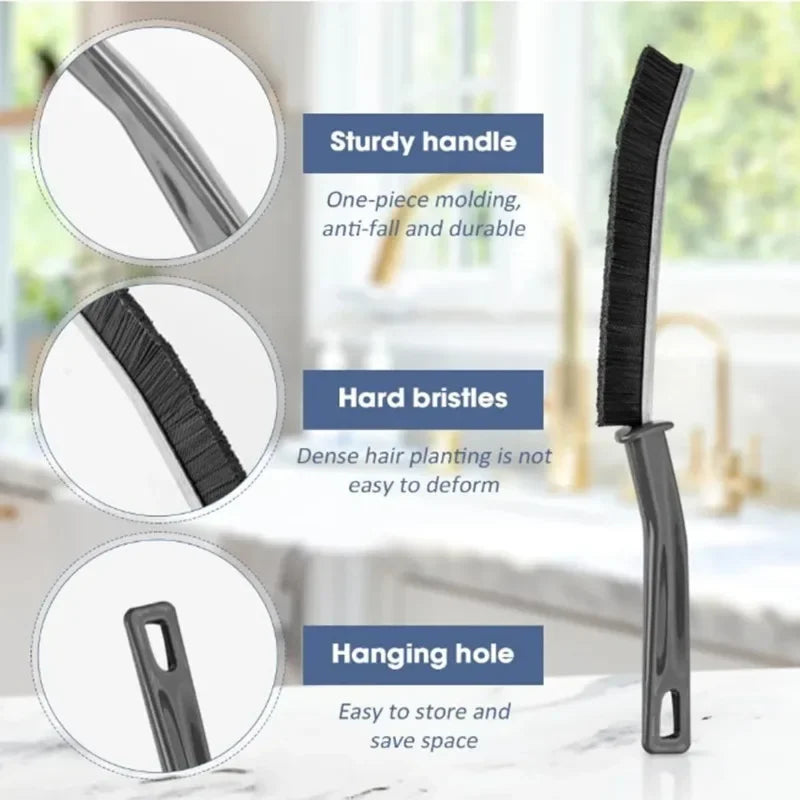 5PCS Crevice Cleaning Brush for Tile Grout and Tight Gaps