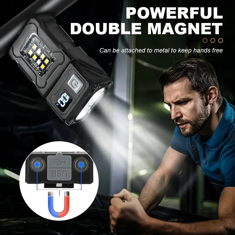 Rechargeable Magnetic Mini Work Light