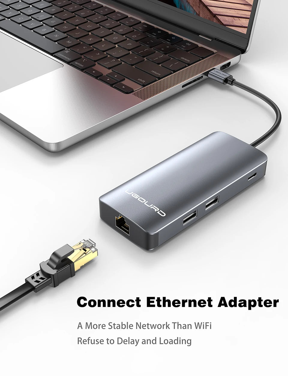 Flat Cat8 RJ45 Ethernet Cable - Length Options
