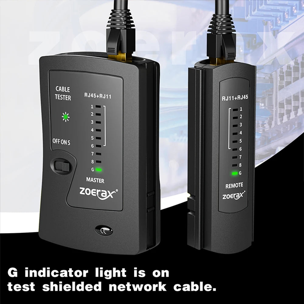 RJ45 and RJ11 Network Cable Tester