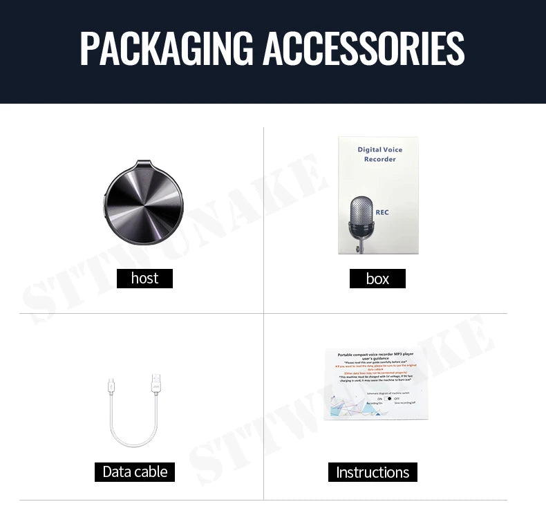 Mini Voice Activated Recorder Necklace Digital Audio Recording Keychain Device Wearable Sound Professional Micro Dictaphone