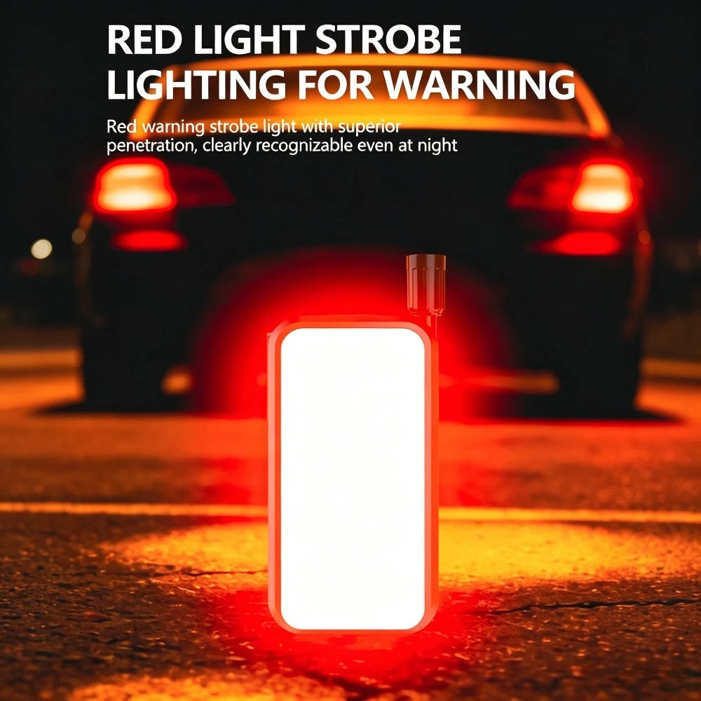 Flexible Gooseneck LED Work Light USB Rechargeable Lamp Magnetic COB Inspection Light with Hook & Clip Powerful Emergency Light