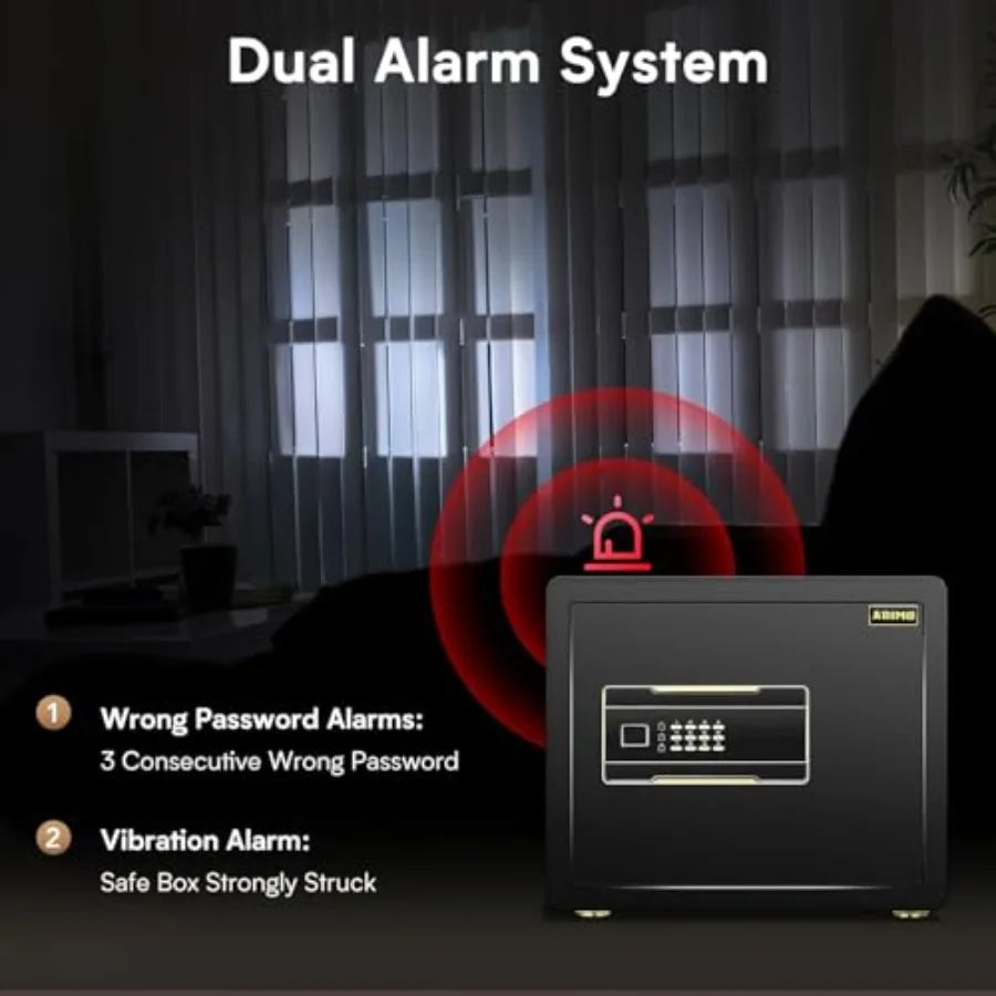 Digital Keypad Lock Box for Documents, Cash, Dorms and Offices