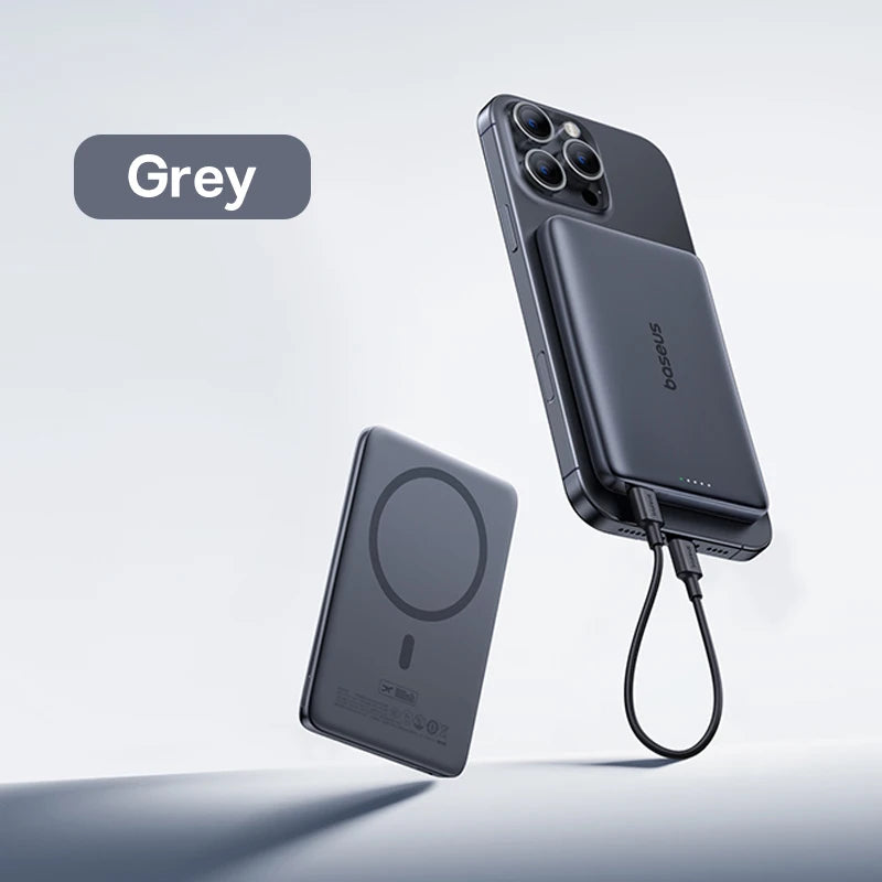 Baseus Magnetic Power Bank 5000mAh/10000mAh PD 20W/27W Card-Sized