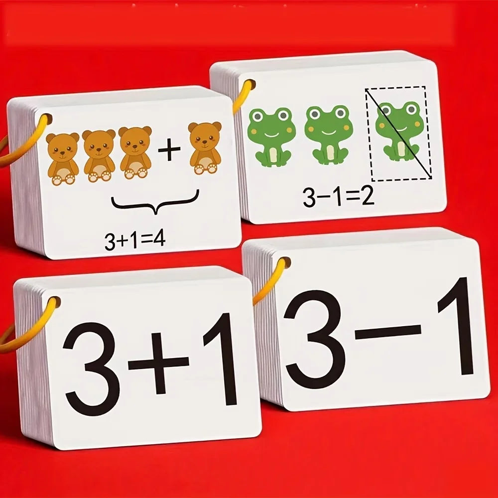 132 Addition and Subtraction Flash Cards Within 10