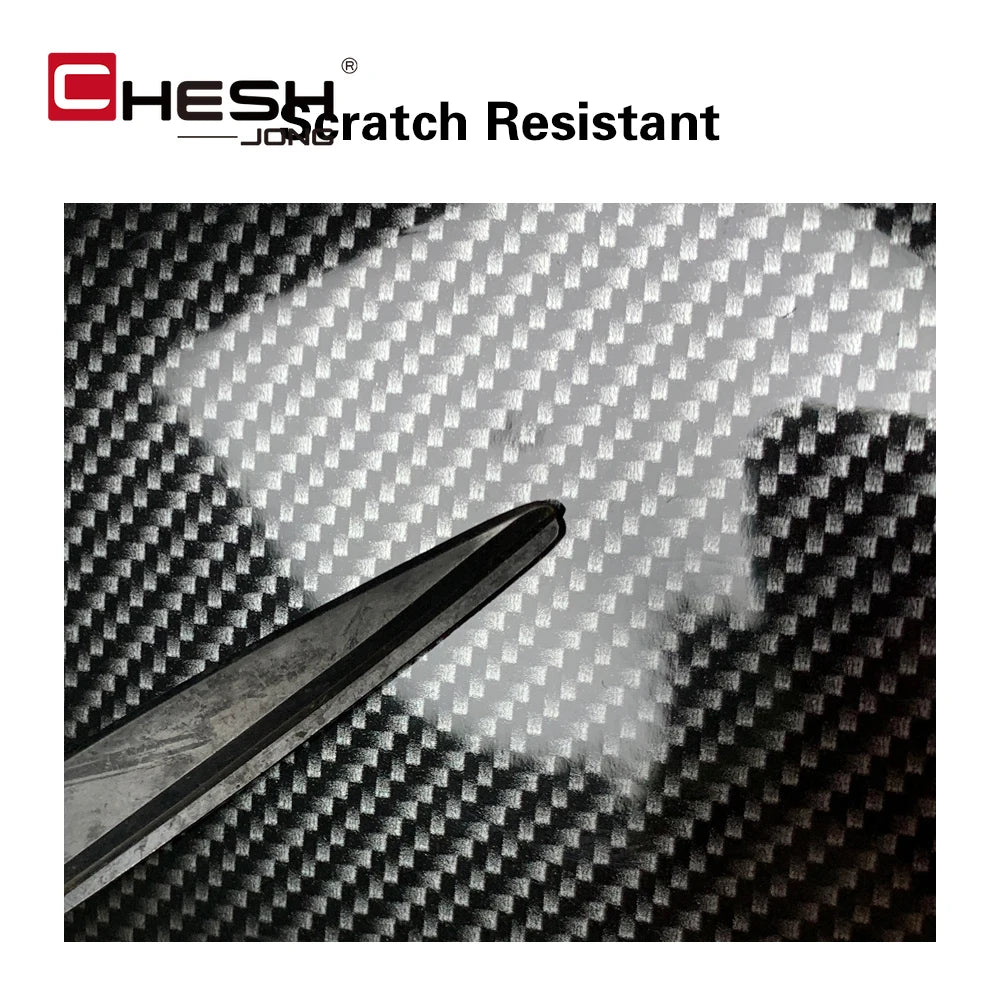 Carbon Fiber Vinyl Wrap Film 1.45m x 2m Glossy Black