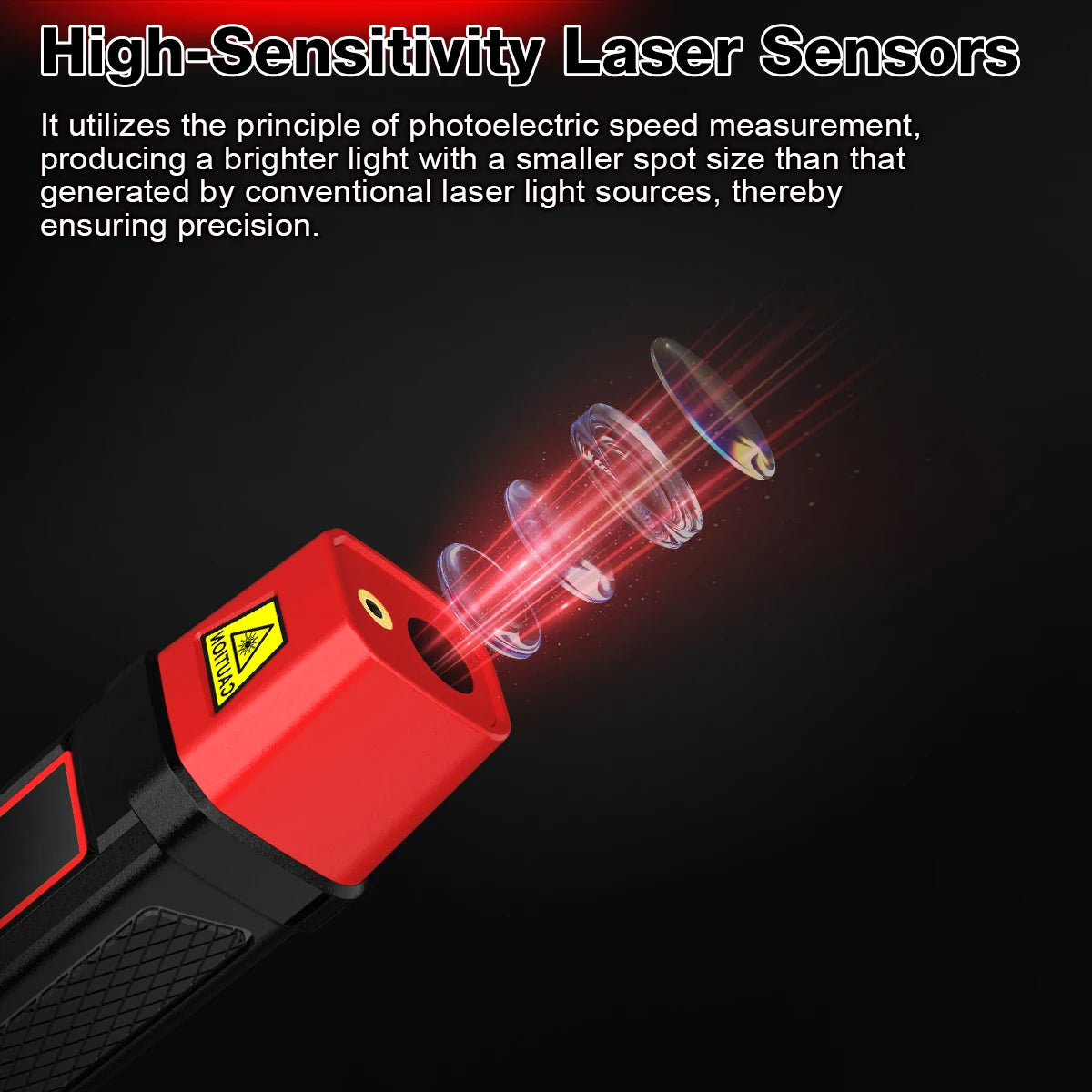 HT673 Non-Contact Laser Tachometer