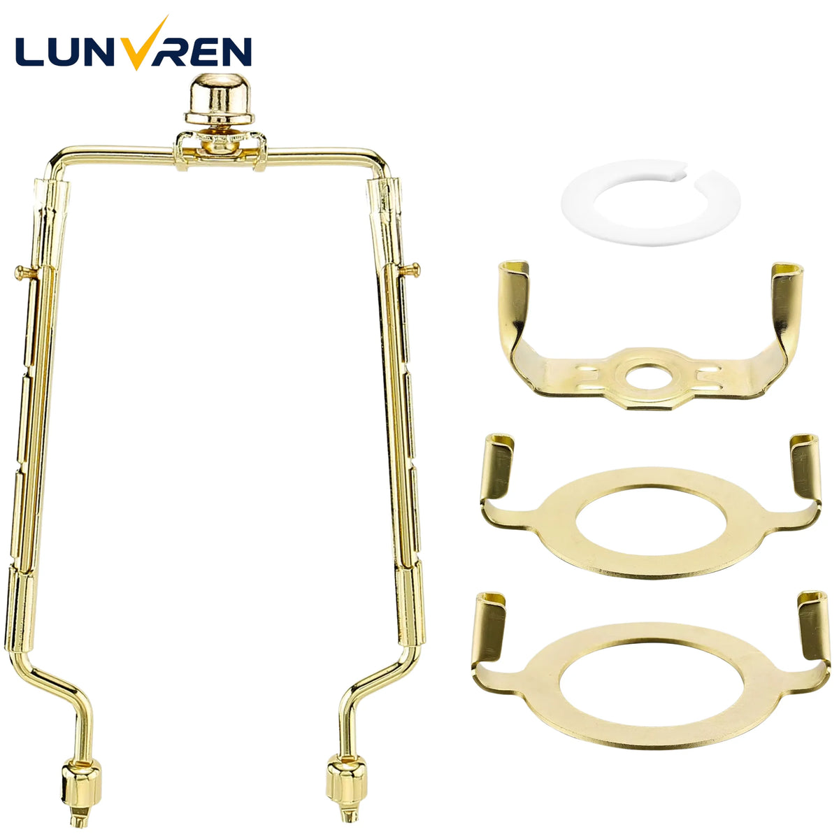 Adjustable Lamp Shade Harp Kit, 7-10 Inches