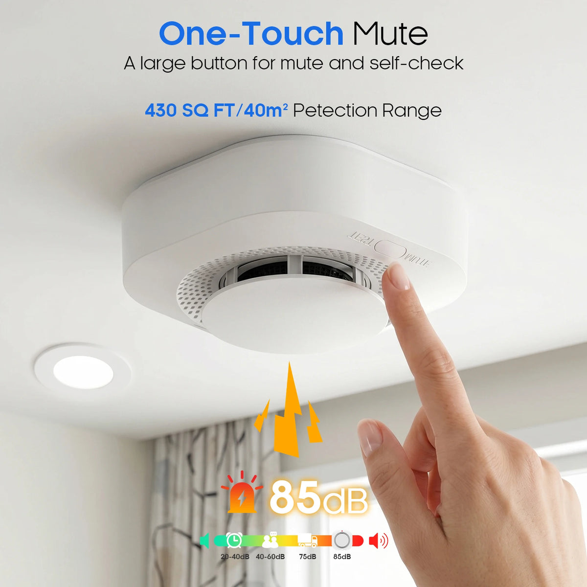Standalone 3 V Smoke Alarm