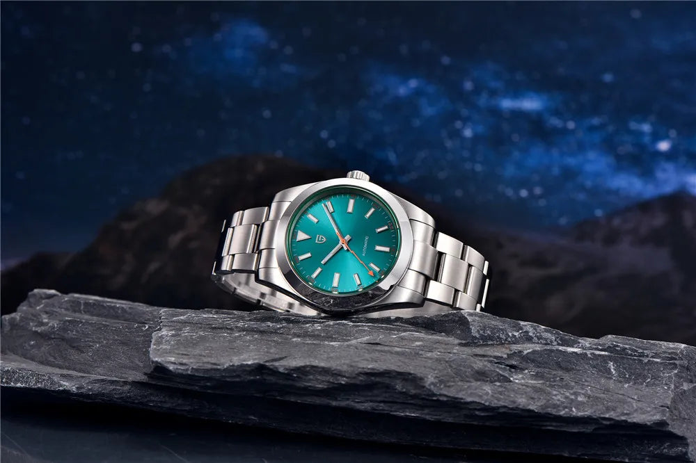 Pagani Design Green Sapphire Automatic Watch Stainless Steel 100M