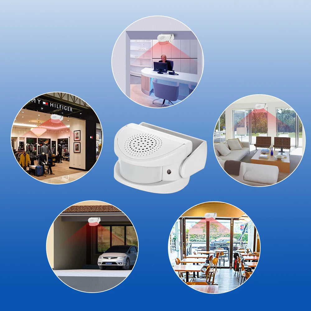 PIR Motion Sensor Welcome Chime Alarm for Shop and Home