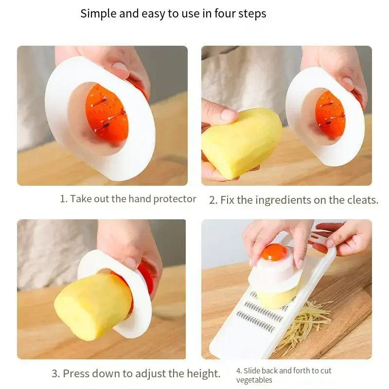 Manual Vegetable Grater & Slicer