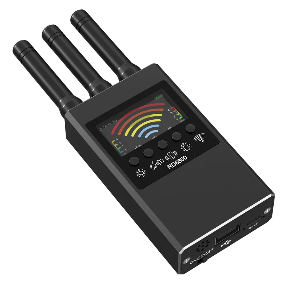 NEW Wireless RF Signal Detector Bug GSM Audio GPS Tracker Mini Camera Finder Camera IR Scanning AI Standby Automatic Detection