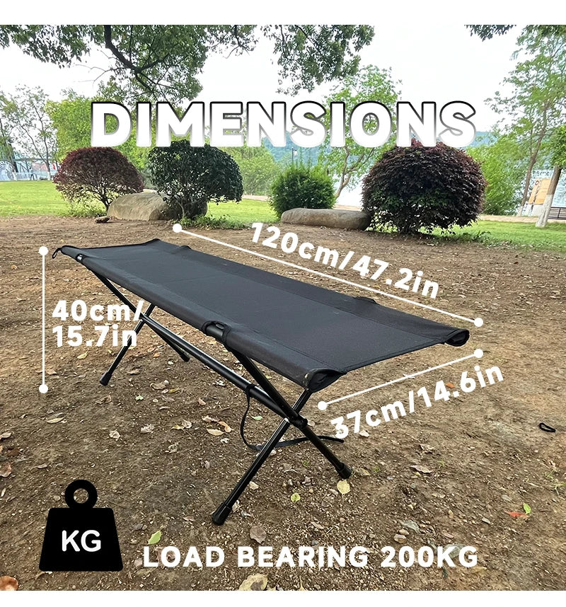 Double Camping Stool for Two, Ultralight Folding Outdoor Seat
