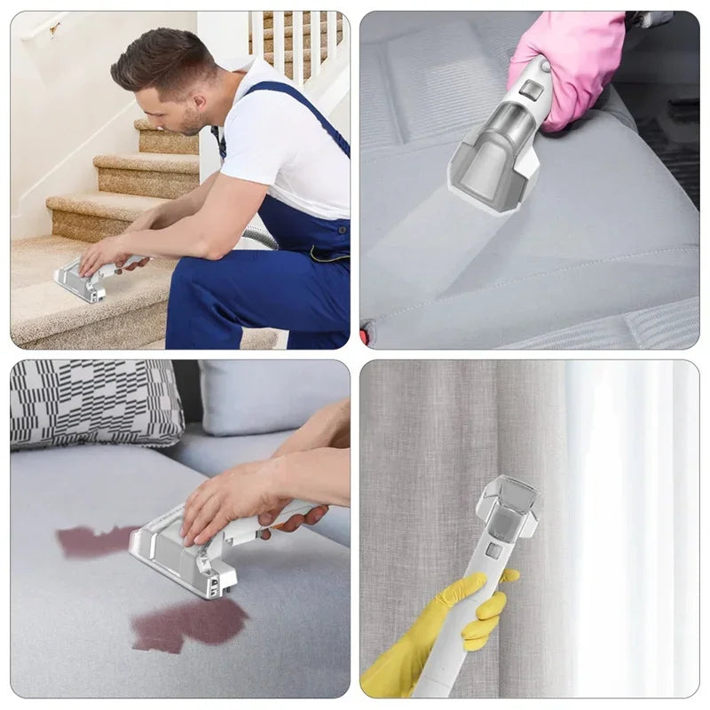 Portable Upholstery & Carpet Steam Cleaner for Deep Stain Removal