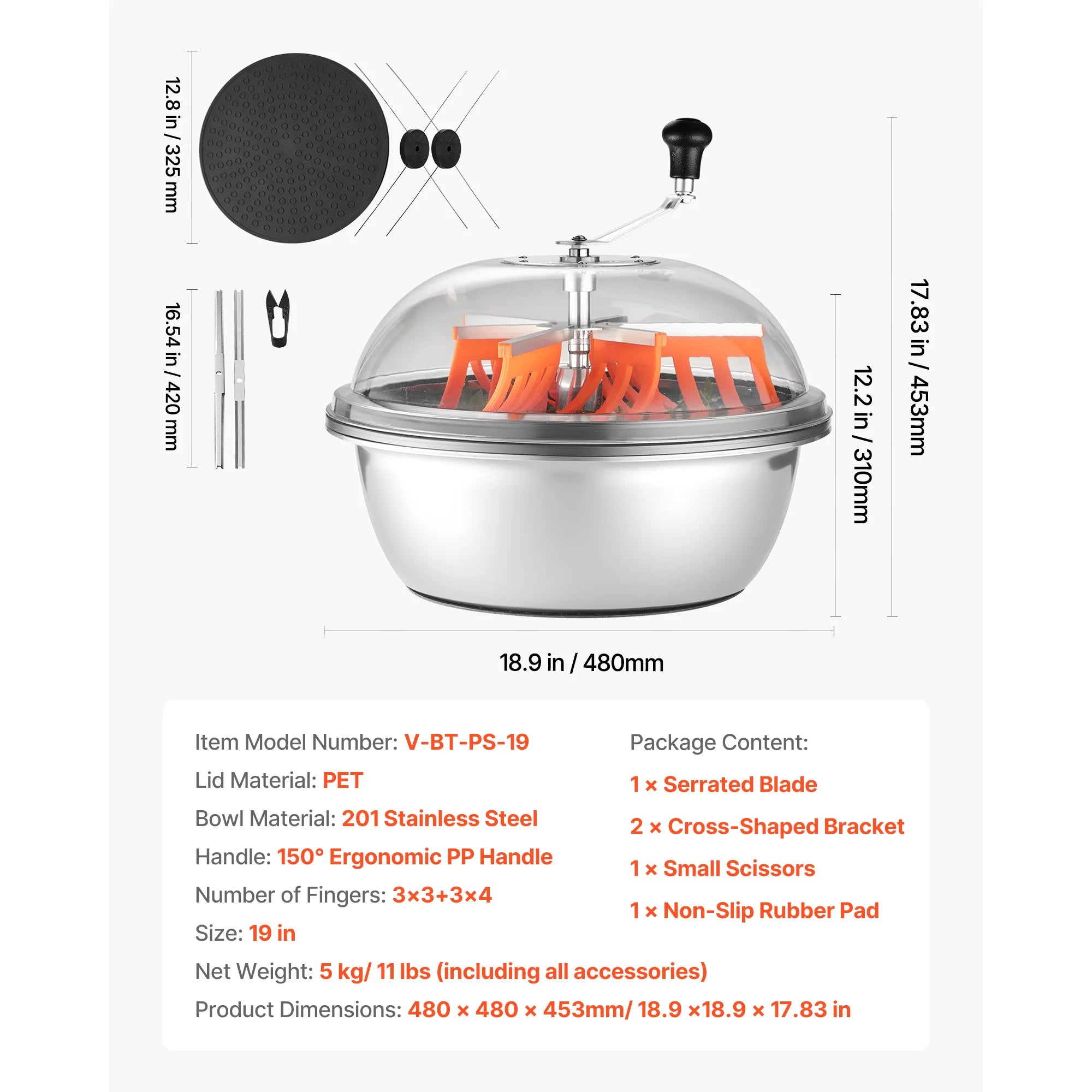 Manual Bud Trimmer with Stainless Steel Blades