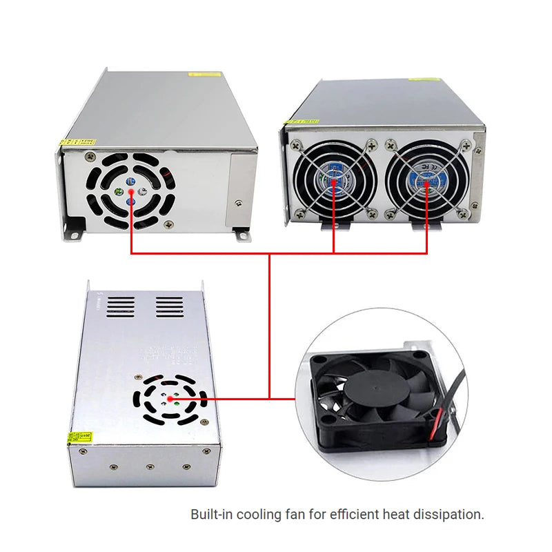 Alimentation à découpage CA-CC fermée, 5–48 V