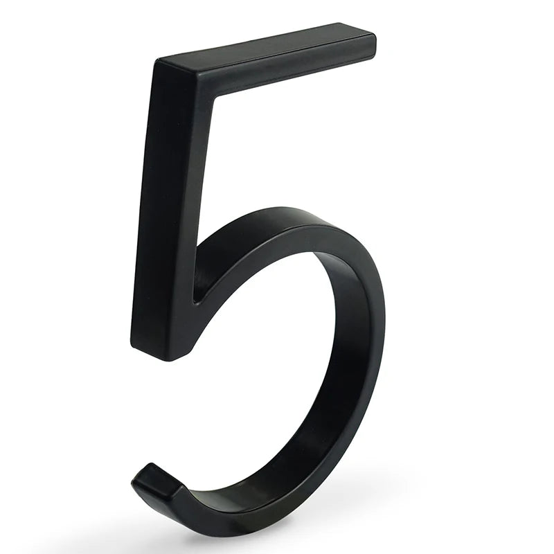 Floating House Number Sign