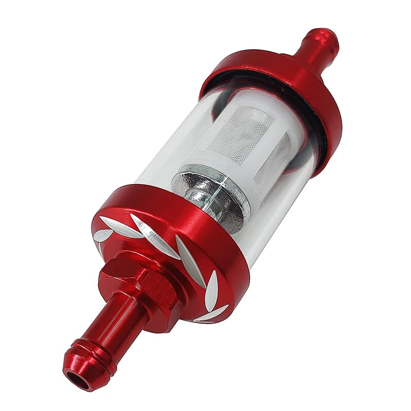 8mm CNC Motorcycle Gas Fuel Gasoline Oil Filter Moto Accessories For ATV Pit Bike Car Motorcycle Oil Cup Universal Accessories