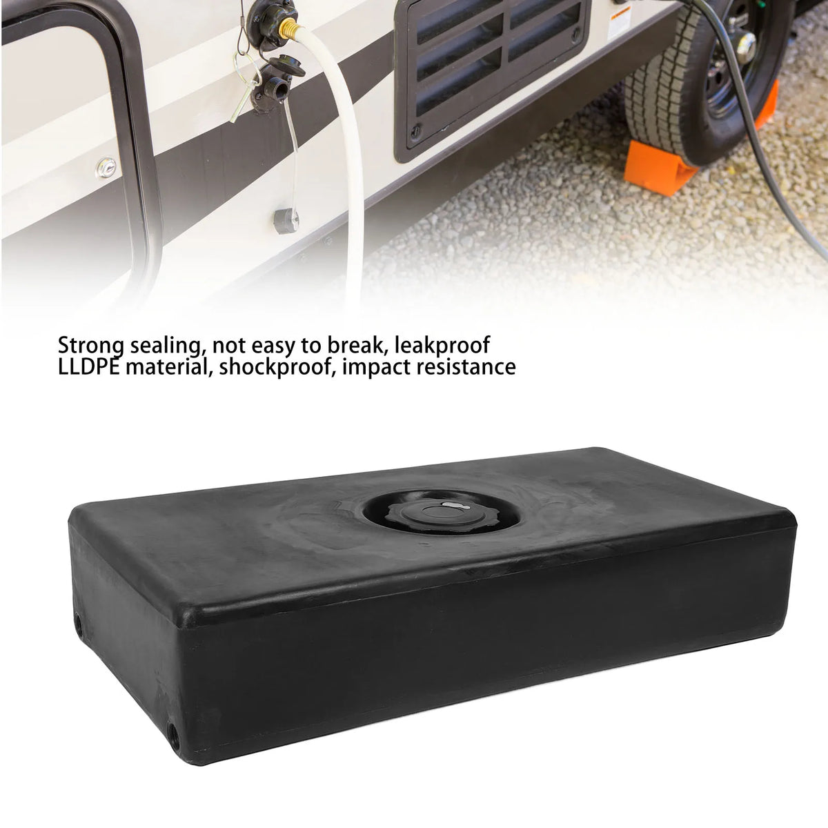 30 L Low-Profile RV Water Holding Tank