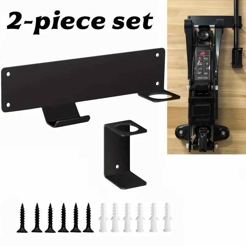 Wall-Mounted Trolley Jack Bracket in Iron