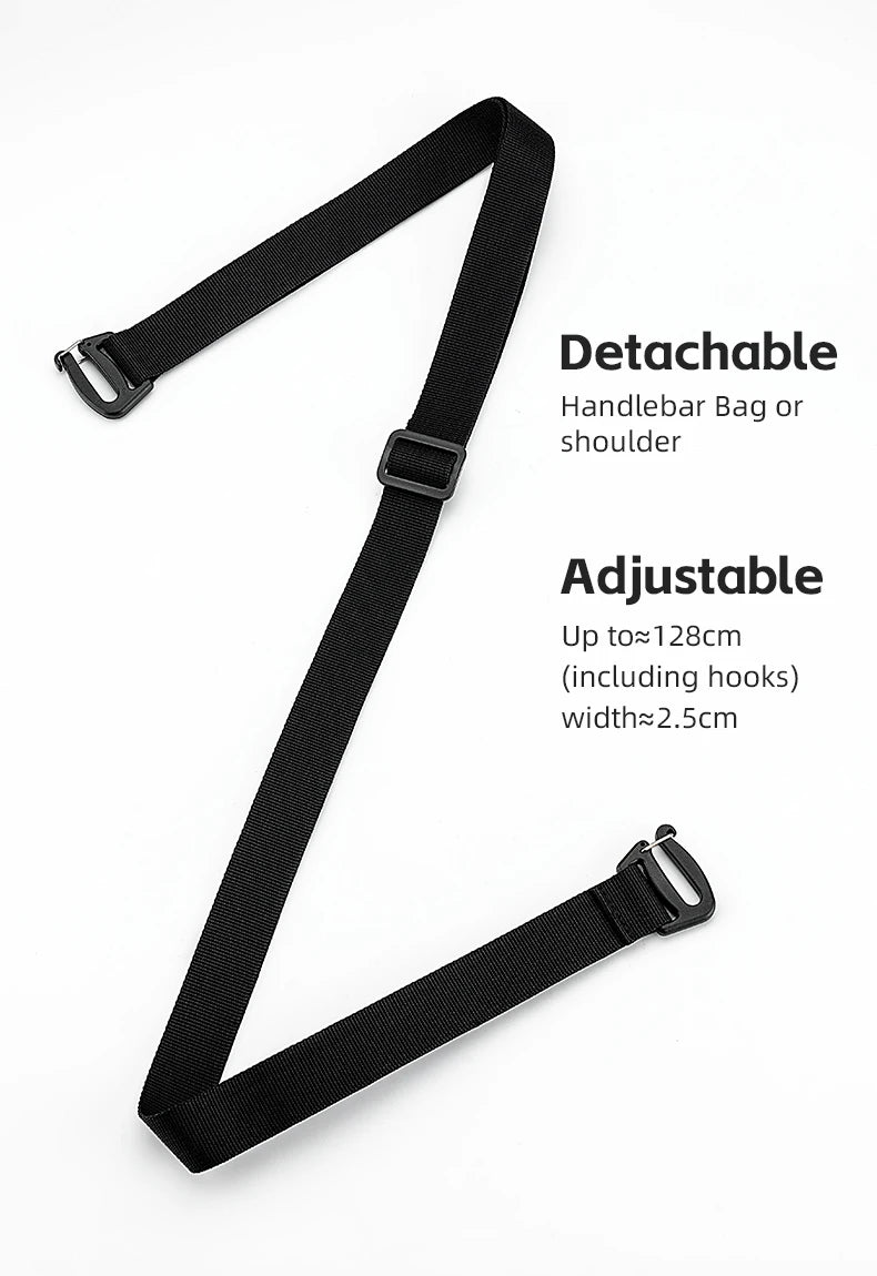 Reflective Bicycle Handlebar Bag, 1.7L Rainproof Front Bag