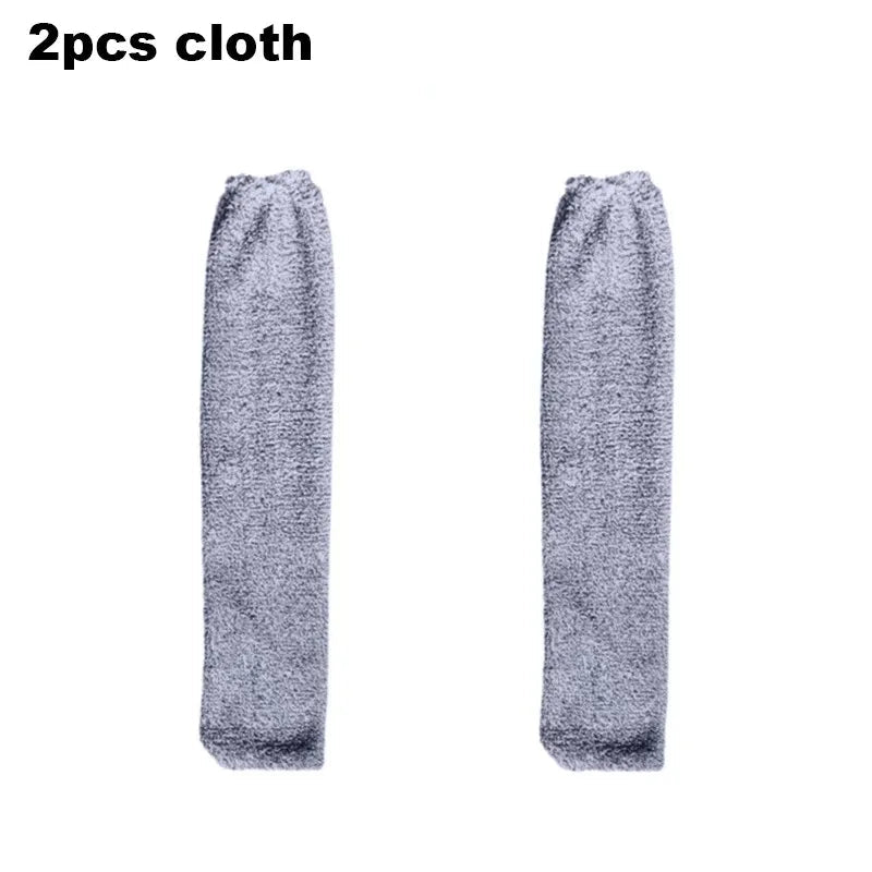 UNTIOR Long Handle Dust Mops Floor Ceiling Cleaning 1/2/3pcs Cloth Mops Bed Bottom Dust Cleaner Removal Household Cleaning Tool