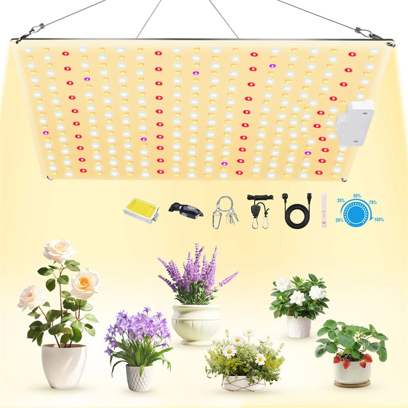 LED Plant-Light Panel, Model and Plug Options