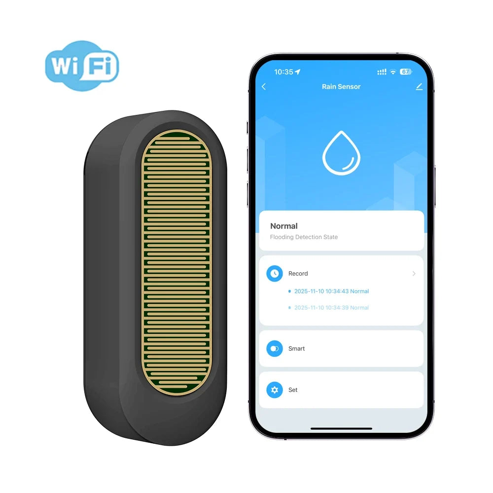Senzor de ploaie Tuya - Wi-Fi sau Zigbee