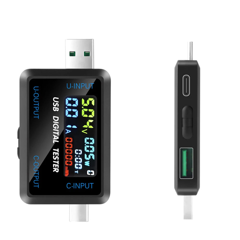 Digitaler USB-Lade-Tester - Anschlussoptionen