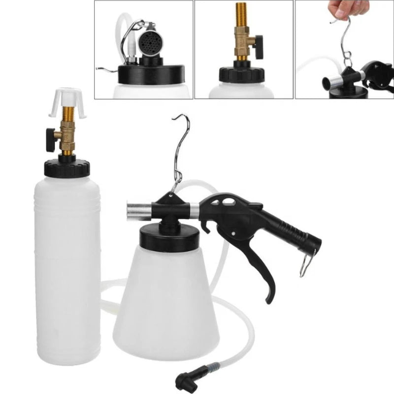 1L 0.75L Bil bromsvätskeutlopp hydraulisk pumpningsvätskepump kit oljebyte rensning tankrör reparation verktyg lastbil motorcykel