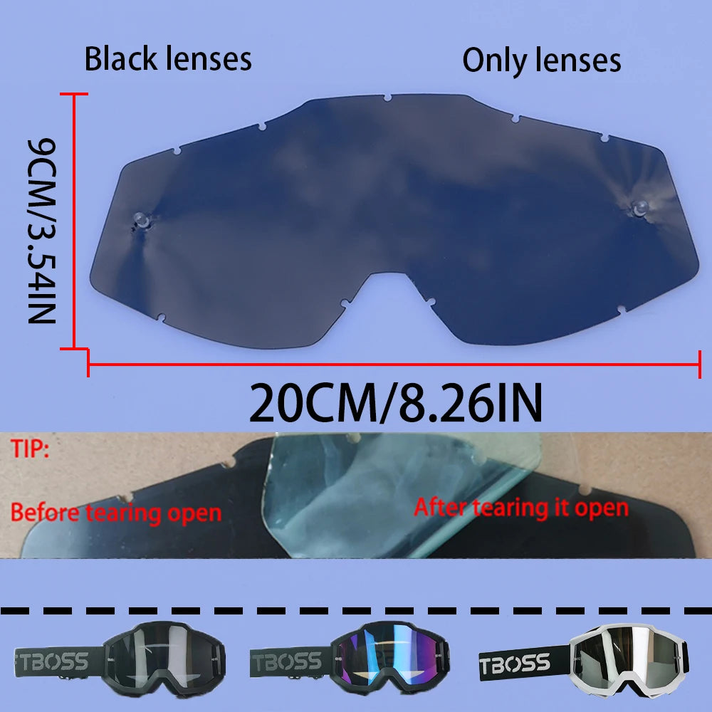 Motorcycle Goggles Dustproof Racing Glasses for Men & Women