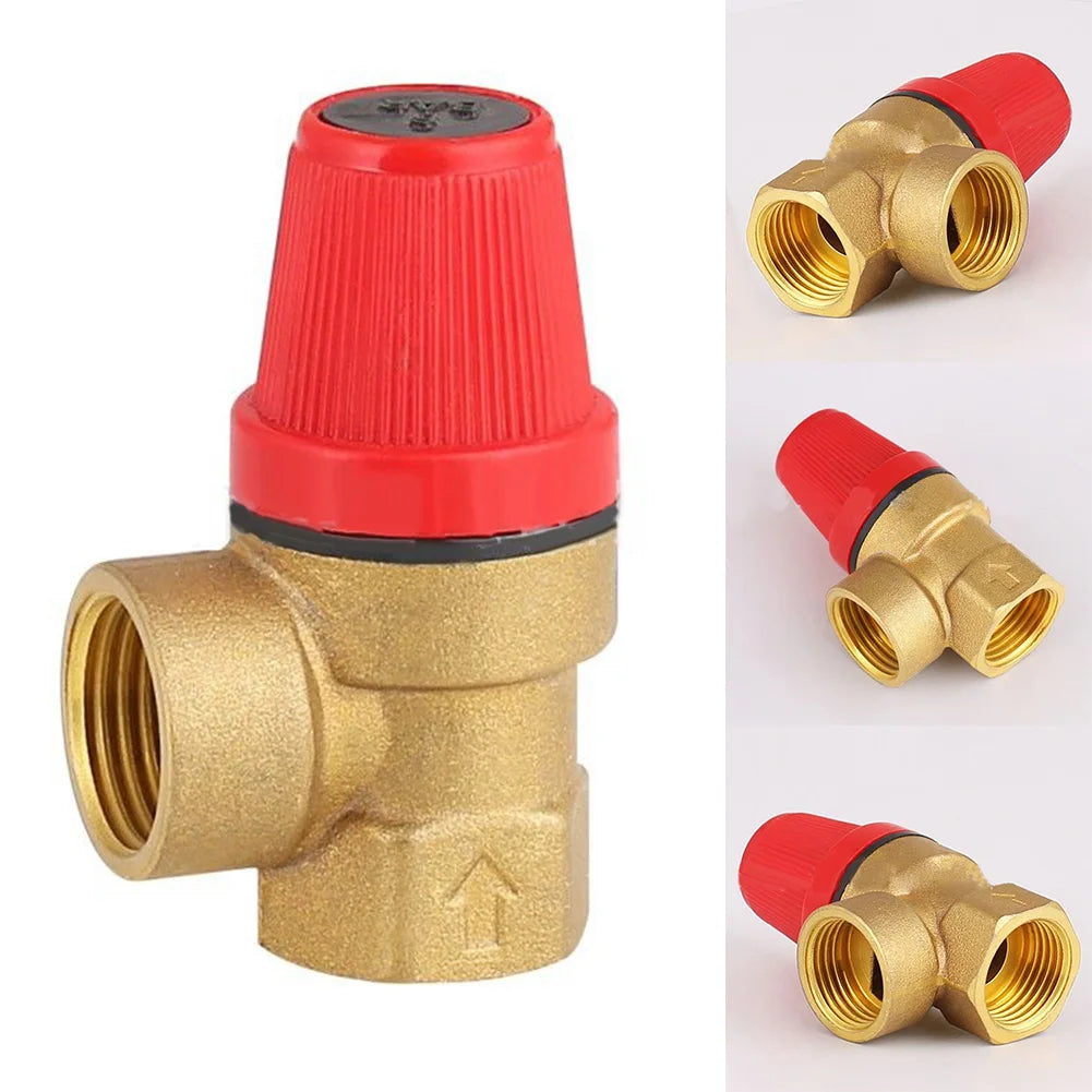 1/2-Inch Heating Pressure Relief Valve, 3/5/6 Bar