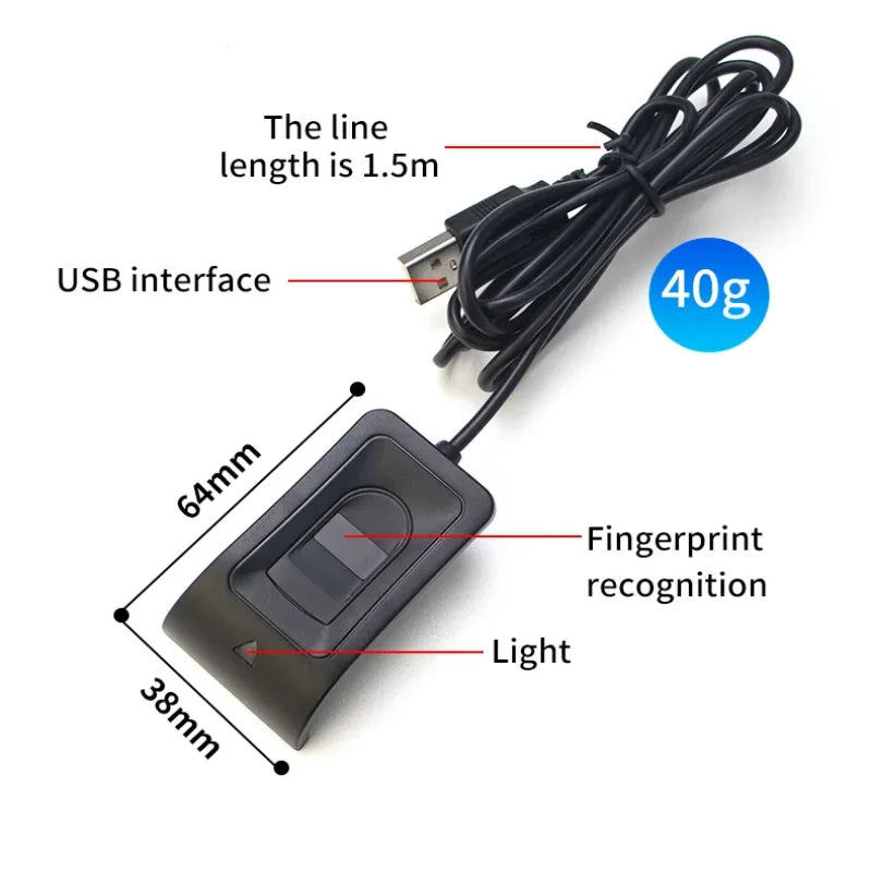 USB-vingerafdruklezer voor Windows Hello
