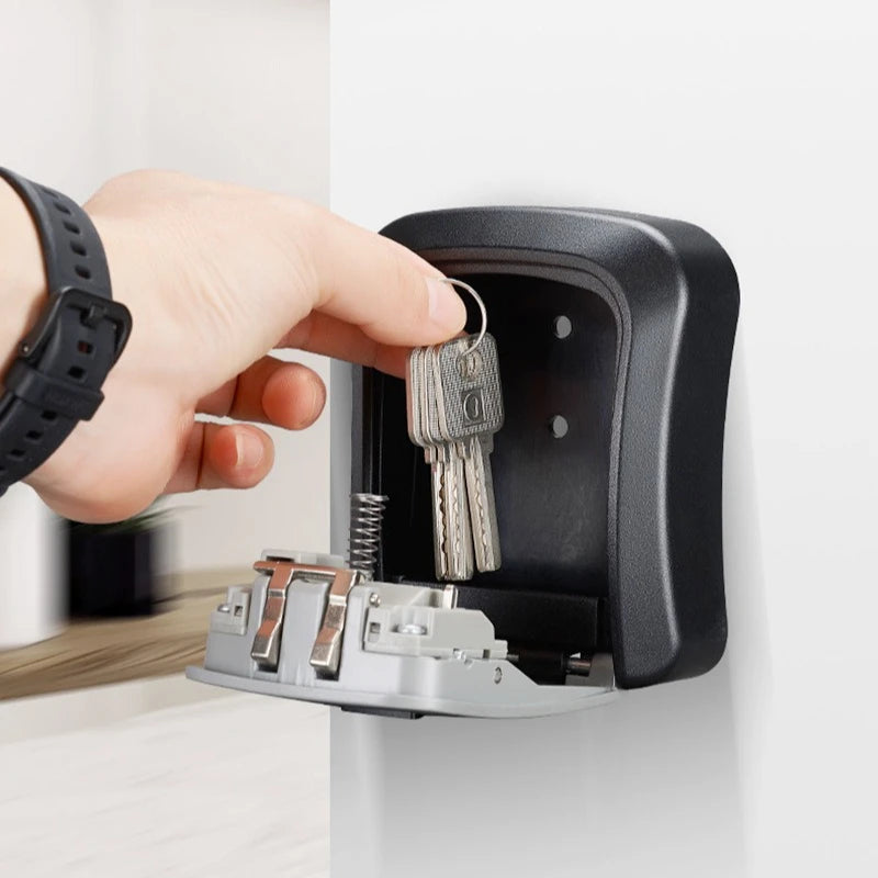 Wall-Mounted Four-Digit Combination Key Box