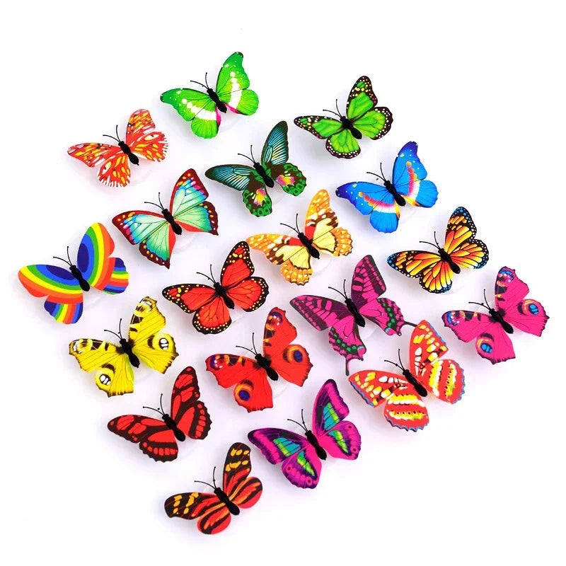 Butterfly LED dekorative lys - 5-delt mulighed
