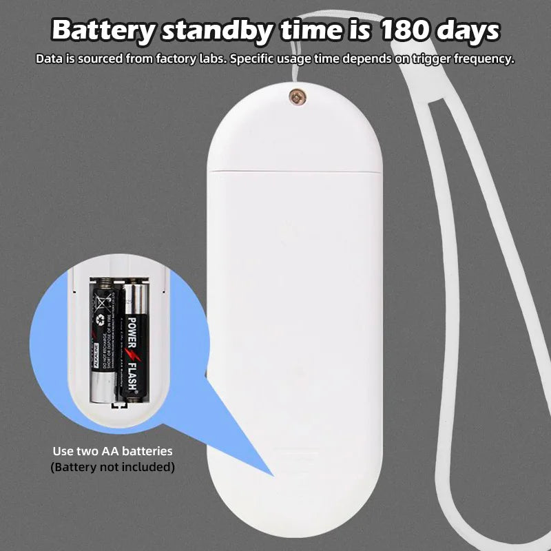 110dB Loud Vibration Detector Alarm for Door and Window