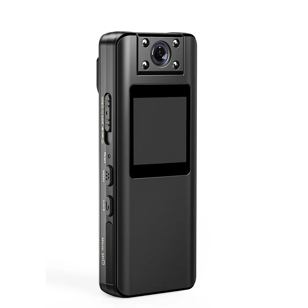 BOBLOV A22 Digital Mini Body Camera 1080P Sports DV HD Screen Magnetic Night Vision Small Camera Nanny Camcorder Police