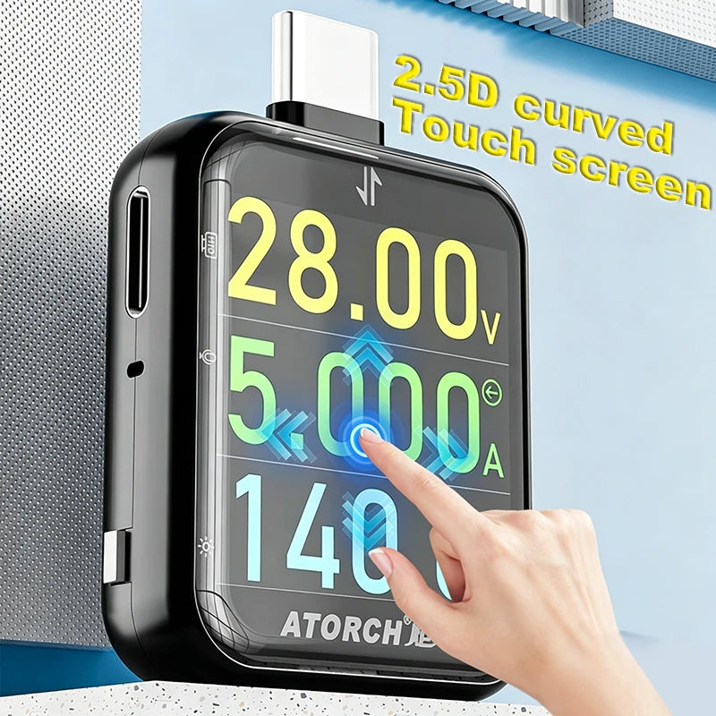Tester ładowania USB z ekranem dotykowym T3