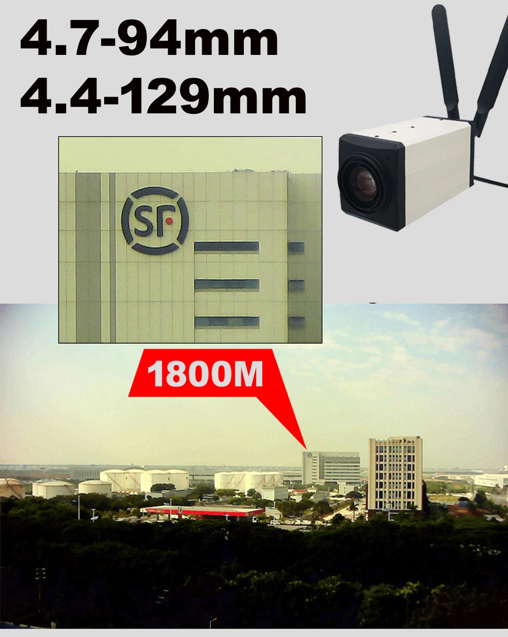 4K 8MP 36X Zoom Security Camera with 4G Connectivity