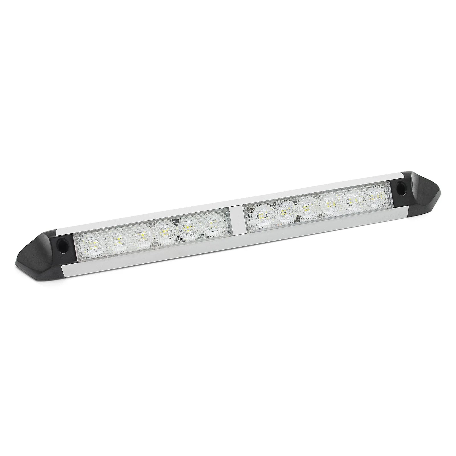 RV Camper LED Awning Light 12LED Outdoor Camping Light Bar Caravan Exterior Lamps Waterproof for Motorhome Van Travel Trailer