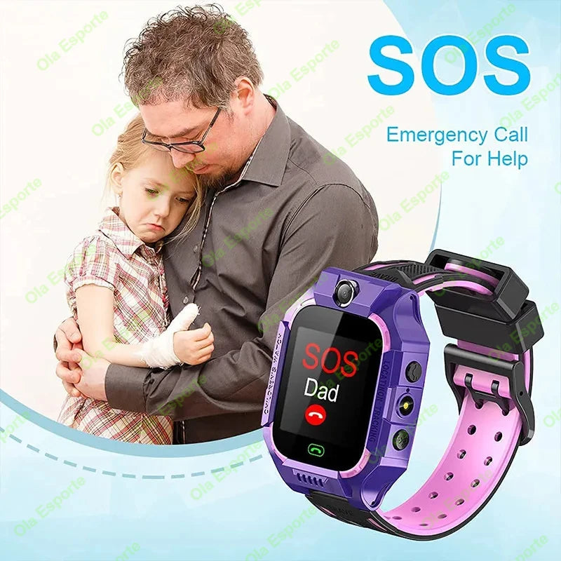 Montre connectée d’enfants avec appels 2G et bouton SOS
