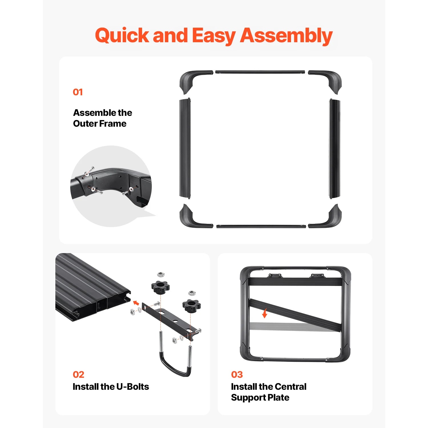 SucceBuy Roof Rack Cargo Carrier 48x40x5.6“ Universal Rooftop Cargo Basket Car Top Luggage Holder Anti-Rust Alloy Steel for Car