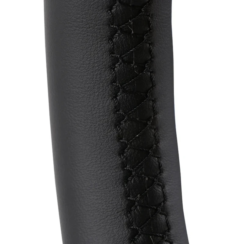 Car Steering Wheel Braid Cover Black Artificial Leather For Volkswagen VW Golf 7 Mk7 Touran Up New Polo Jetta Passat B8 Tiguan