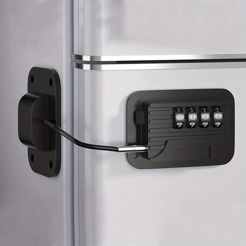 Correia com fechadura de combinação para portas de frigorífico e armários